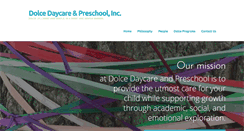 Desktop Screenshot of dolcedaycare.com