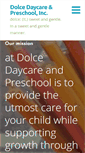 Mobile Screenshot of dolcedaycare.com
